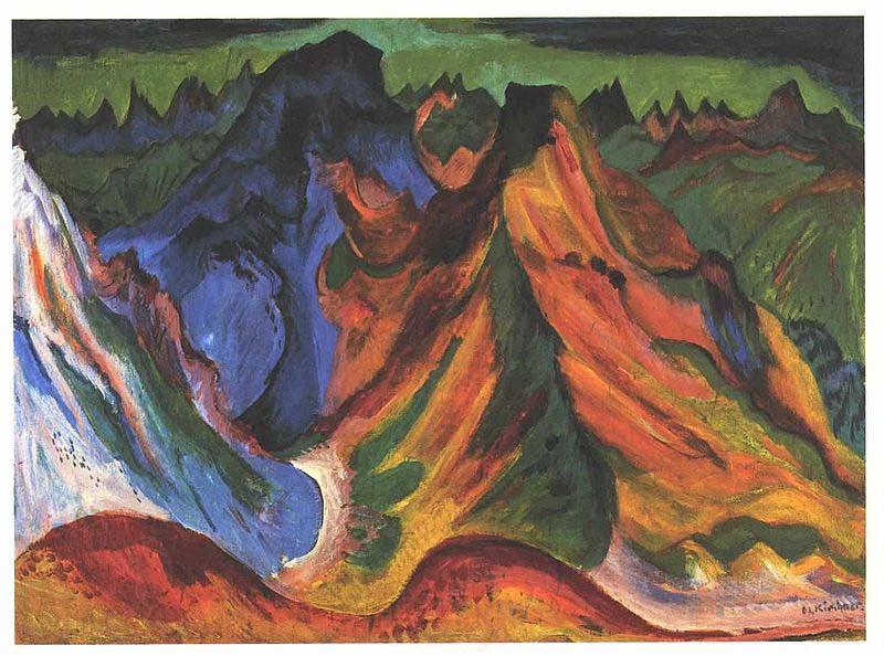 Ernst Ludwig Kirchner The mountain Norge oil painting art